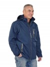 SOFTSHELL JAS HEREN navy melange - Enzo