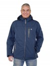 SOFTSHELL JAS HEREN navy melange - Enzo