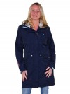 Bjornson Trenchcoat Dames Donkerblauw - Therese