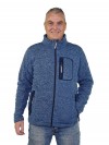 Vest Gebreid Heren Warm Blauw Melange - Hjalmar