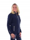 Bjornson Fleece Vest Winddicht Dames Donkerblauw - Amber