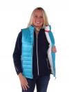 Bjornson Bodywarmer Dames Blauw Aqua - Brendy