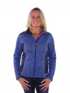 Bjornson Vest Gebreid Dames Blauw - Brigitta