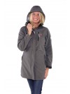 Bjornson Softshell Jas Parka Dames Grijs - Dorte