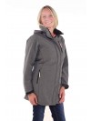 Bjornson Softshell Jas Parka Dames Grijs - Dorte