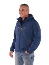 Bjørnson Softshell Jas Winter Heren Blauw - Joppe