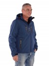 Bjørnson Softshell Jas Winter Heren Blauw - Joppe