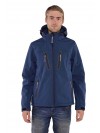 Bjørnson Softshell Jas Winter Heren Blauw - Joppe