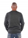 Bjornson Pullover V-hals Heren - Antraciet grijs - Lasse