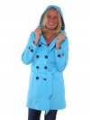 Bjornson Trenchcoat Dames Blauw Atol - Mira