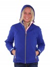 Bjornson Softshell Jas Teddy Gevoerd Dames Blauw - Nora