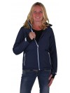 Bjornson Softshell Jas Teddy Gevoerd Dames Donkerblauw - Nora