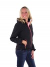 Bjornson Softshell Jas Teddy Gevoerd Dames Zwart - Nora