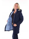 Bjornson Winterjas Parka Dames Donkerblauw - Ragne