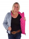 Bjornson Vest Winddicht Reversible Dames Blauw Roze - Swann