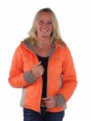 Bjornson Vest Winddicht Reversible Dames Grijs Oranje - Swann