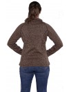 VEST GEBREID DAMES Taupe - Elena