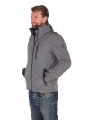 SOFTSHELL JAS HEREN grijs - Enzo