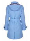 Bjornson Trenchcoat Dames Lichtblauw - Mira