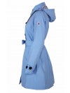 Bjornson Trenchcoat Dames Lichtblauw - Mira