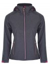 SOFTSHELL JAS DAMES antraciet grijs - Silje