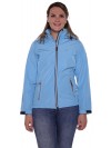 SOFTSHELL JAS DAMES blauw aqua - Silje