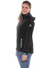 SOFTSHELL JAS DAMES zwart - Silje