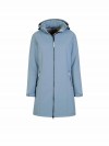 BJØRNSON Softshell Winterjas Parka Dames Teddy Voering Blauwgrijs - 36-56 - Britta