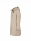 BJØRNSON Softshell Parka Zomerjas Dames Beige CHARLOTTA