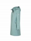 BJØRNSON Softshell Parka Zomerjas Dames Zeegroen CHARLOTTA