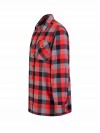 STØRVIK Flanellen Blouse Geruwd Katoen Heren Rood/Zwart - DAWSON 4.3