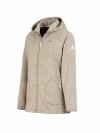 BJØRNSON Gebreid Hooded Vest 4 seizoenen Dames Beige Melange - DITTE