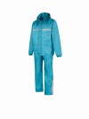 DUSCH Regenpak Regenjas en Regenbroek Dames & Heren - Maat S-3XL - Aqua blauw