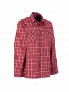 STØRVIK Egersund Katoenen Werkhemd Heren - Houthakkersblouse - Rood Blok 052-4.3 RED