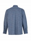 STØRVIK Egersund Katoenen Werkhemd Heren - Houthakkersblouse - Blauw Blok 052-4.4 BLUE