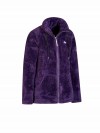BJØRNSON Elin Coral Fleece Vest Dames 4 seizoenen - Zacht - Aubergine Paars