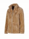BJØRNSON Elin Coral Fleece Vest Dames 4 seizoenen - Zacht - Camel Bruin