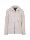 BJØRNSON Elin Coral Fleece Vest Dames 4 seizoenen - Zacht - Off-White