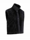 BJØRNSON Elino 8085 Coral Fleece Bodywarmer Dames Zacht / 4 seizoenen - Zwart