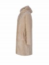 BJØRNSON Elvira Parka Teddy Fleece Jas Vest Dames 4 seizoenen - Beige