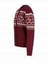 BJØRNSON Emelia Vlakbrei Noors Vest Dames - Cardigan - Bordeaux Rood