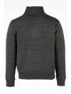 Gebreid Wintervest Winddicht Heren Zwart Melange - Maat M-4XL - Eric