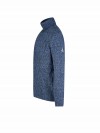 BJØRNSON Coltrui Pullover Wafelpatroon Heren Blauw Melange - FAAS