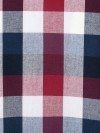 Werkblouse Korte Mouw Heren D2.3 Rood / Blauw - M-4XL - FARSUND 
