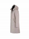 BJØRNSON Parka Winterjas Dames Warm gewatteerd Beige - FIA