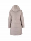 BJØRNSON Parka Winterjas Dames Warm gewatteerd Beige - FIA