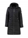 Winterjas Dames Warm gewatteerd Black- 36-56 - FIA