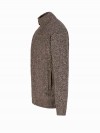 BJØRNSON Gus Kabel-gebreid Vest Fleece Gevoerd Heren - S-6XL - Bruin