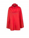 Regenponcho Unisex Waterdicht Rood - One Size - Haps