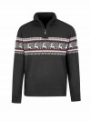 BJØRNSON Holger Scandinavische Gebreide Pullover Trui Teddy Voering Heren - Beige